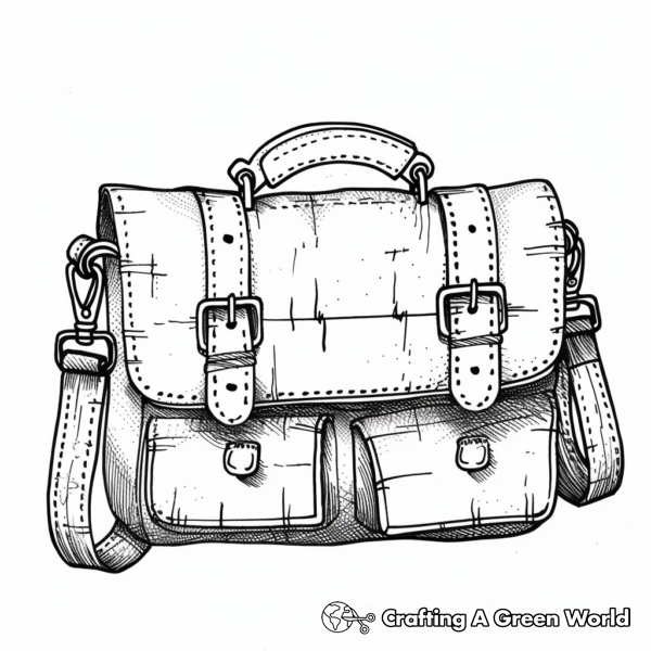 Purse Coloring Pages - Free &amp; Printable!