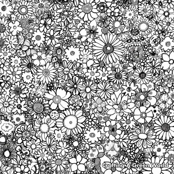 Doodle For Adults Coloring Pages - Free &amp; Printable!