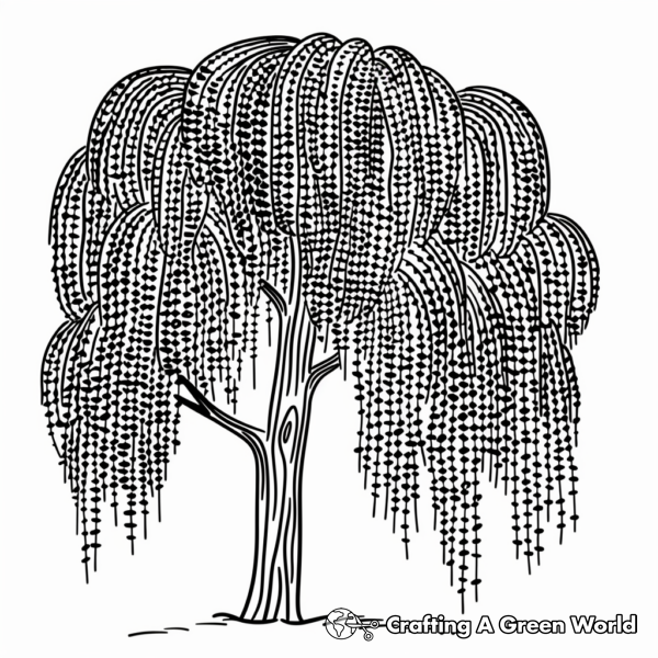 Tree Coloring Pages - Free &amp; Printable!