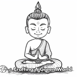 Buddha Coloring Pages - Free &amp; Printable!