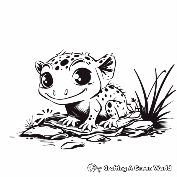 Gekko Coloring Pages - Free &amp; Printable!