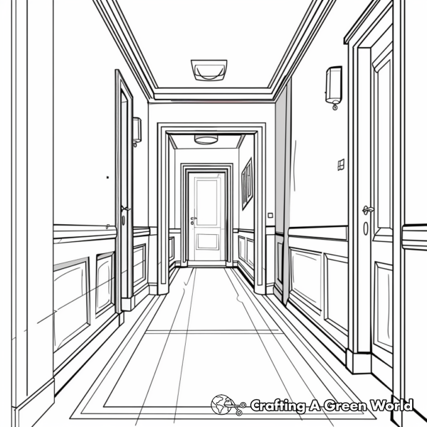Inside Of House Coloring Pages - Free & Printable!