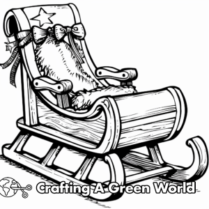 Sled Coloring Pages - Free &amp; Printable!