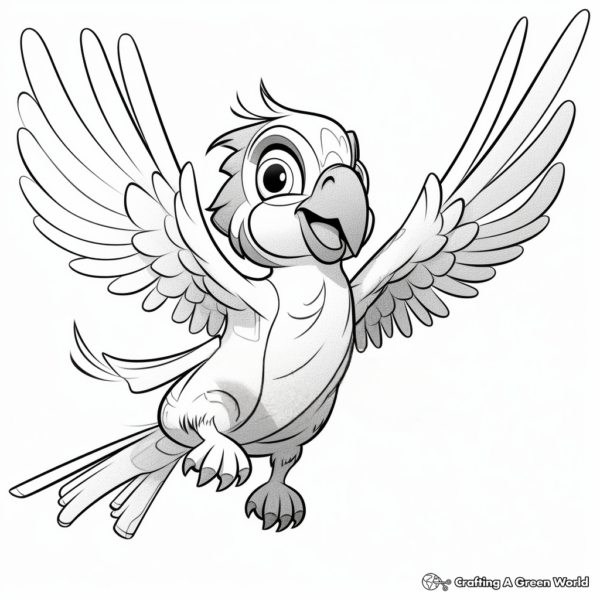 Scarlet Macaw Coloring Pages - Free &amp; Printable!