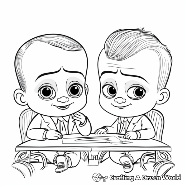 Boss Baby Coloring Pages Free Printable 