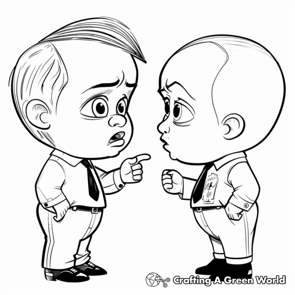 Boss Baby Coloring Pages Free Printable 