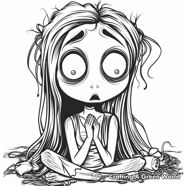Corpse Bride Coloring Pages - Free & Printable!