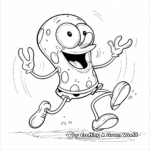 Happy Squidward Coloring Pages for Kids 4