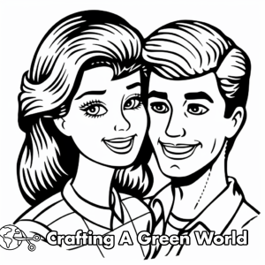 Barbie And Ken Coloring Pages - Free &amp; Printable!