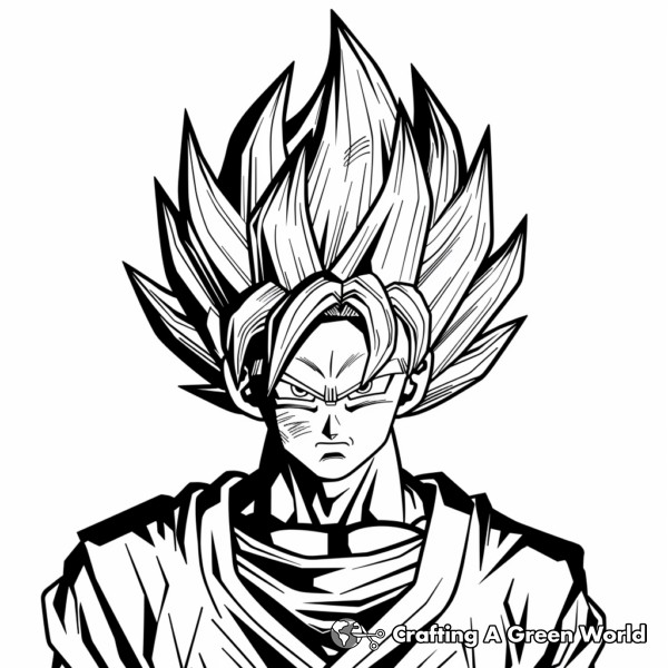 Goku Black Coloring Pages - Free & Printable!