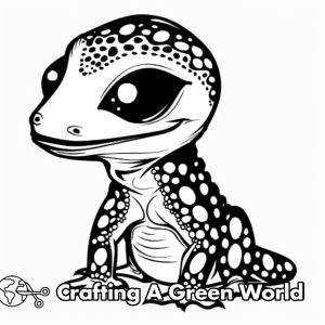 Gekko Coloring Pages - Free &amp; Printable!
