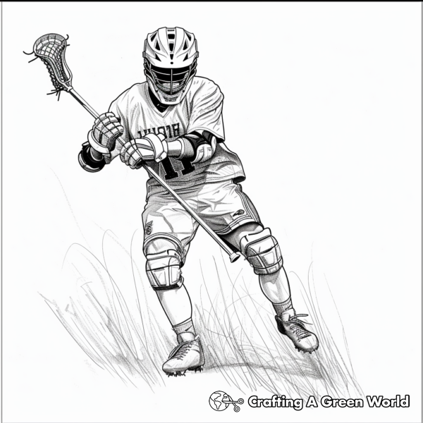 Lacrosse Coloring Pages - Free &amp; Printable!