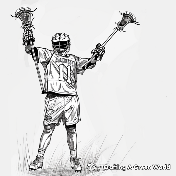 Lacrosse Coloring Pages - Free &amp; Printable!