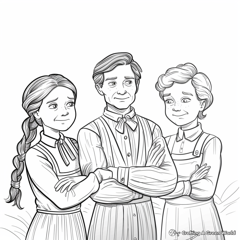 Little House On The Prairie Coloring Pages - Free & Printable!