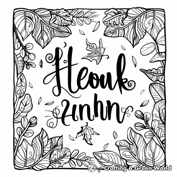Hello Fall Coloring Pages - Free & Printable!