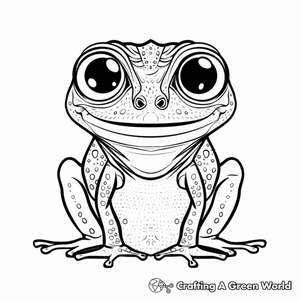 Gekko Coloring Pages - Free &amp; Printable!