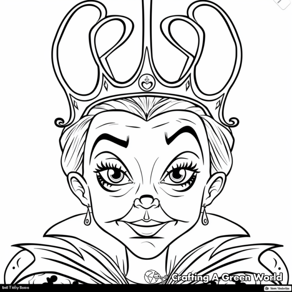 Queen Of Hearts Coloring Pages - Free & Printable!