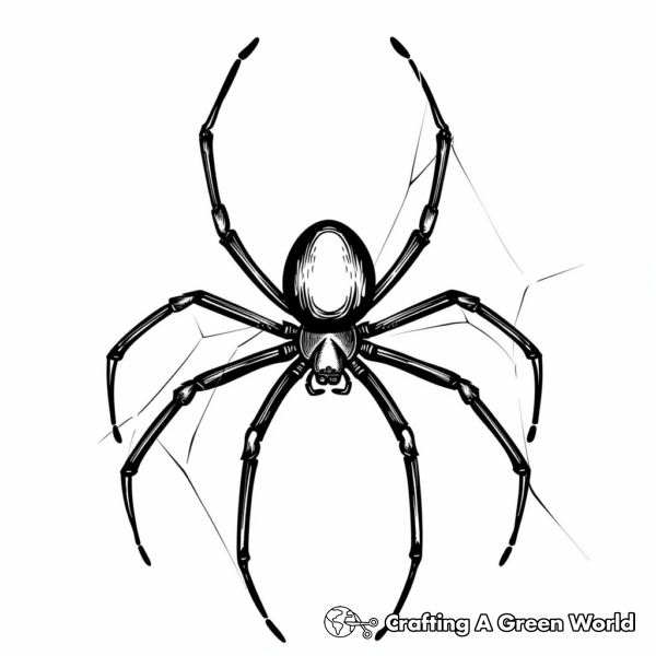 Black Widow Coloring Pages - Free &amp; Printable!