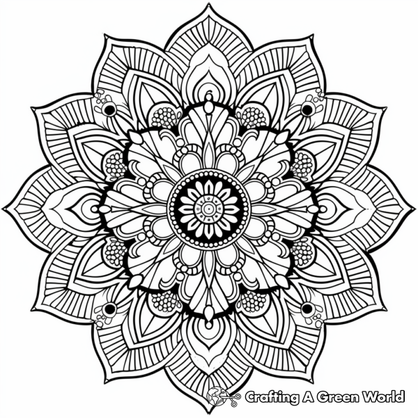 Doodle For Adults Coloring Pages - Free & Printable!