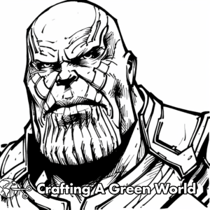 Thanos Coloring Pages - Free &amp; Printable!