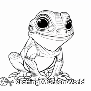 Gekko Coloring Pages - Free &amp; Printable!