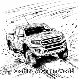 RC Car Coloring Pages - Free & Printable!