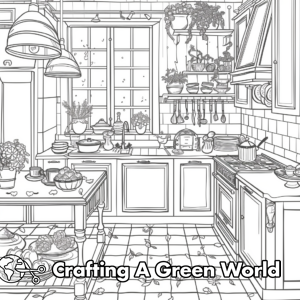 Kitchen Free Coloring Pages - Free &amp; Printable!