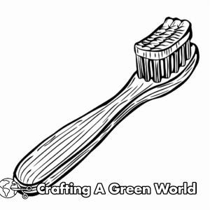 Toothbrush Coloring Pages - Free &amp; Printable!