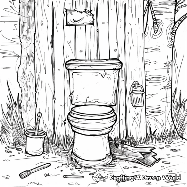Toilet Coloring Pages - Free & Printable!