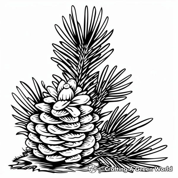 Pinecone Coloring Pages - Free &amp; Printable!