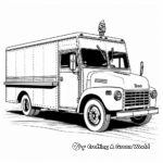 Pleasant Ice Cream Truck Coloring Pages 1