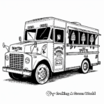 Pleasant Ice Cream Truck Coloring Pages 2