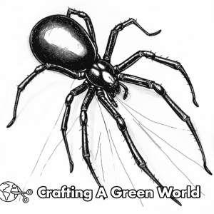 Black Widow Coloring Pages - Free &amp; Printable!