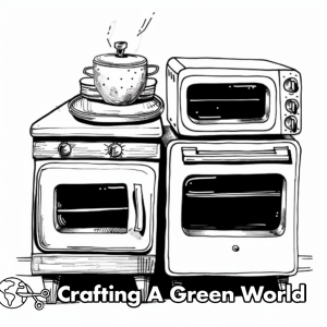 Kitchen Free Coloring Pages - Free &amp; Printable!