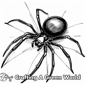 Black Widow Coloring Pages - Free &amp; Printable!