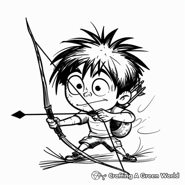 Bow And Arrow Coloring Pages - Free &amp; Printable!