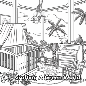 Room Coloring Pages - Free & Printable!