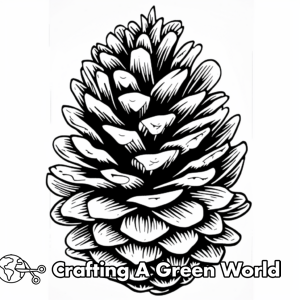 Pinecone Coloring Pages - Free &amp; Printable!
