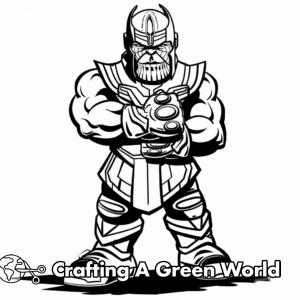 Thanos Coloring Pages - Free & Printable! Thanos Coloring Pages - Free & Printable!
