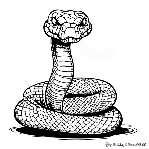 Scary Snake Coloring Pages Free & Printable!
