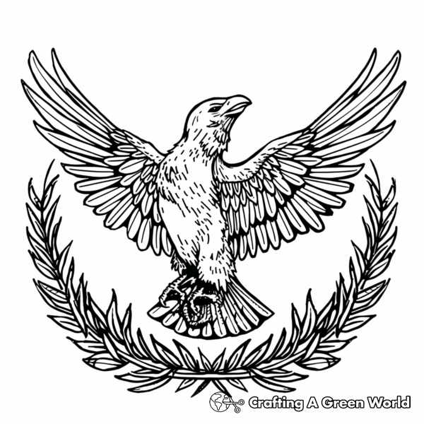 Stunning Ravenclaw Crest Coloring Pages 1