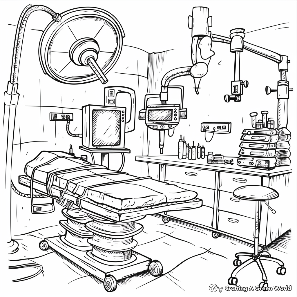 Patentes Imagens Surgical Sketch Coloring Page