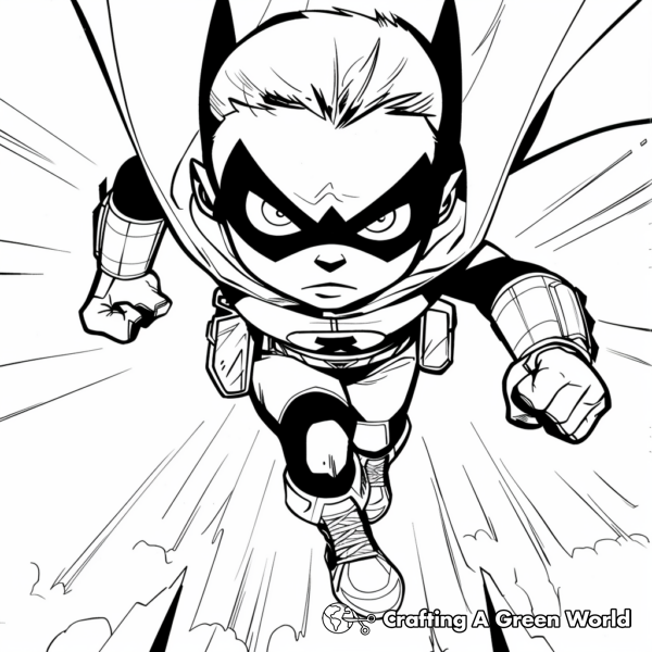 Teen Titans Go: Action Packed Coloring Pages 1