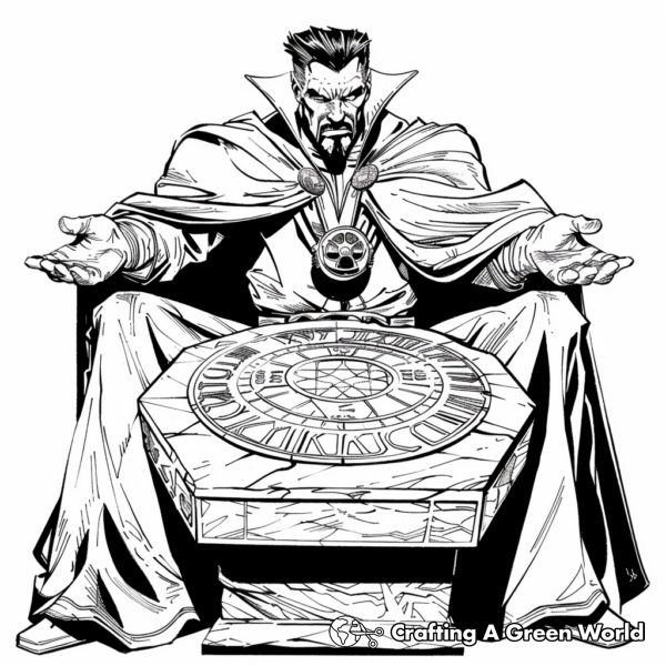 Doctor Strange Coloring Pages - Free &amp; Printable!