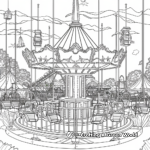 Various Fair Attractions Coloring Pages 4