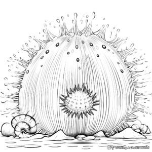 Sea Urchin Coloring Pages - Free &amp; Printable!