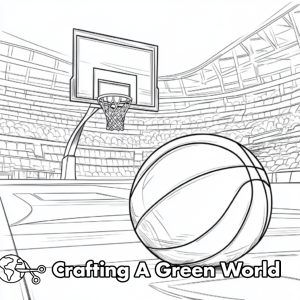 Basketball Coloring Pages - Free &amp; Printable!