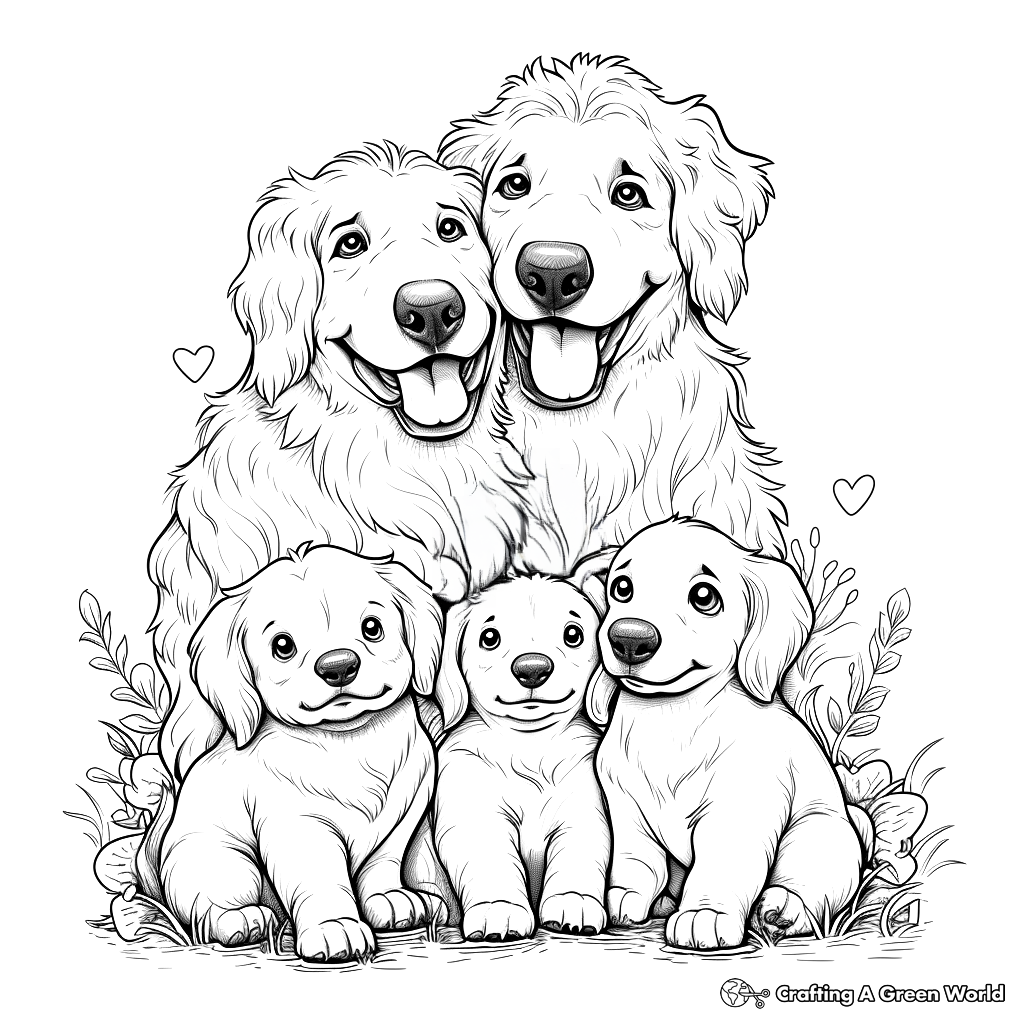 Great Pyrenees Coloring Pages - Free &amp; Printable!