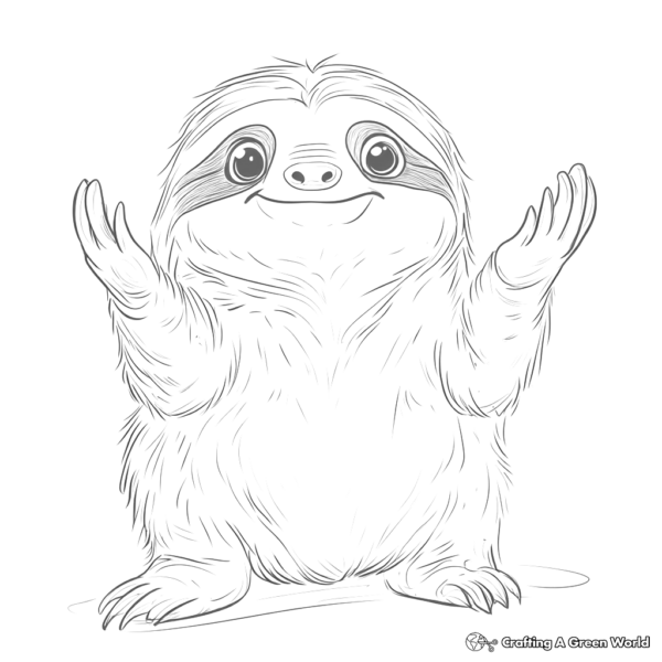 Sloth Coloring Pages For Adults - Free & Printable!