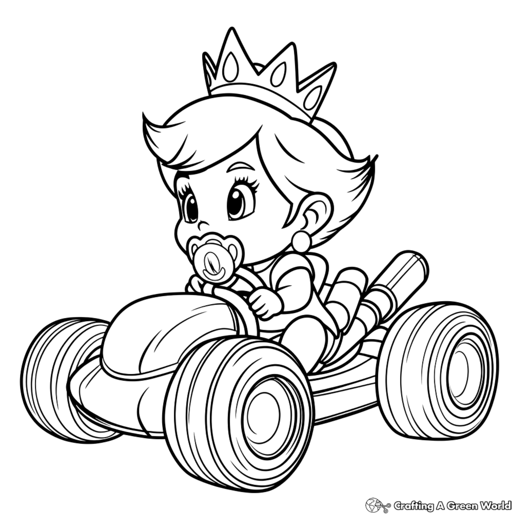 Baby Peach Coloring Pages - Free & Printable!